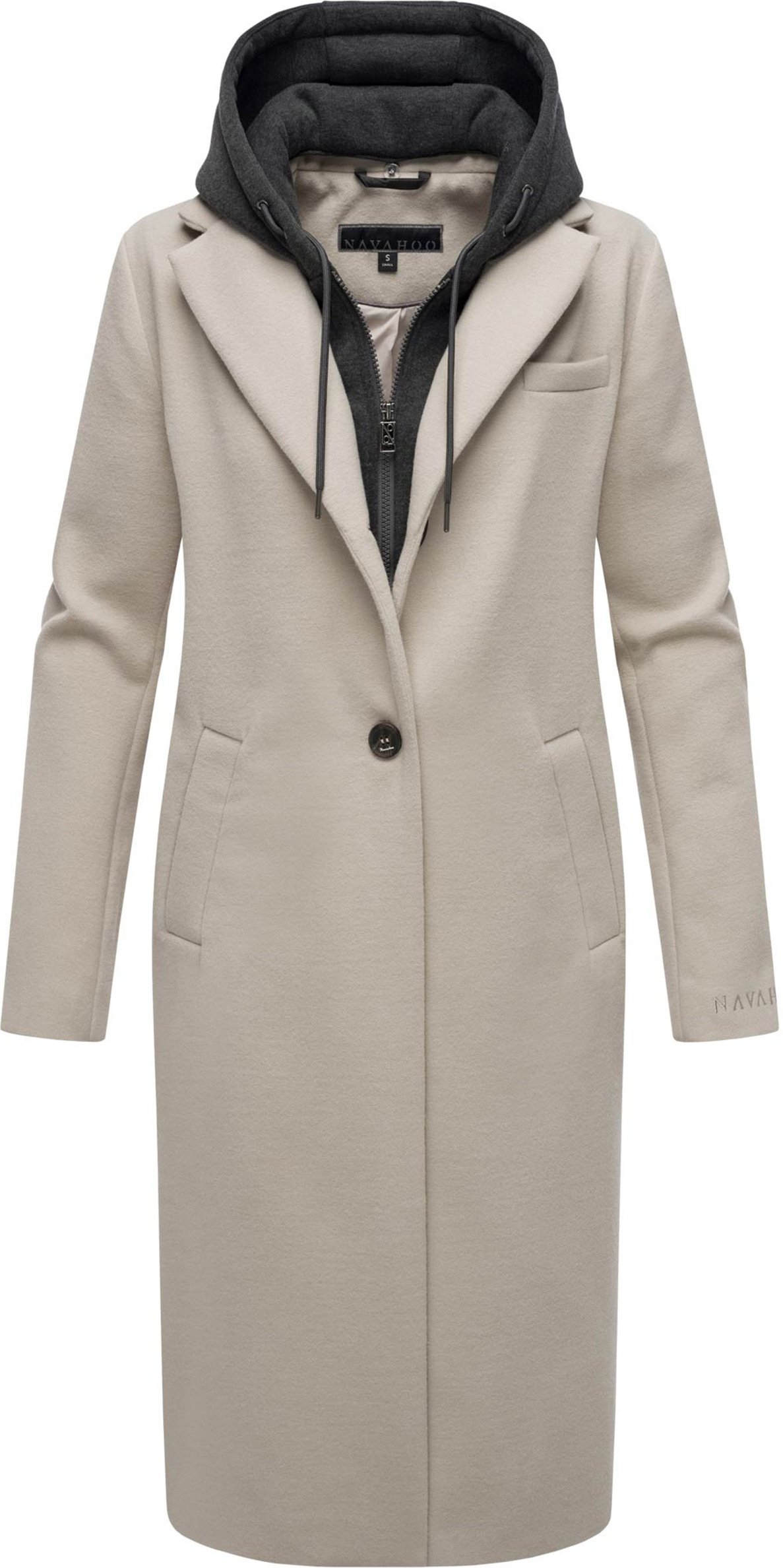 Navahoo Kekstraum Damen Übergangsmantel mit abnehmbarem Innenteil