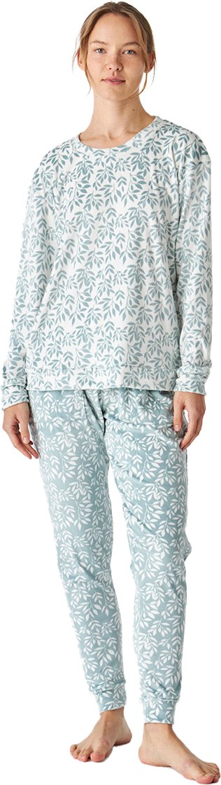 Damen-Winterpyjama aus Samt mit langen Ärmeln JJBEP1000