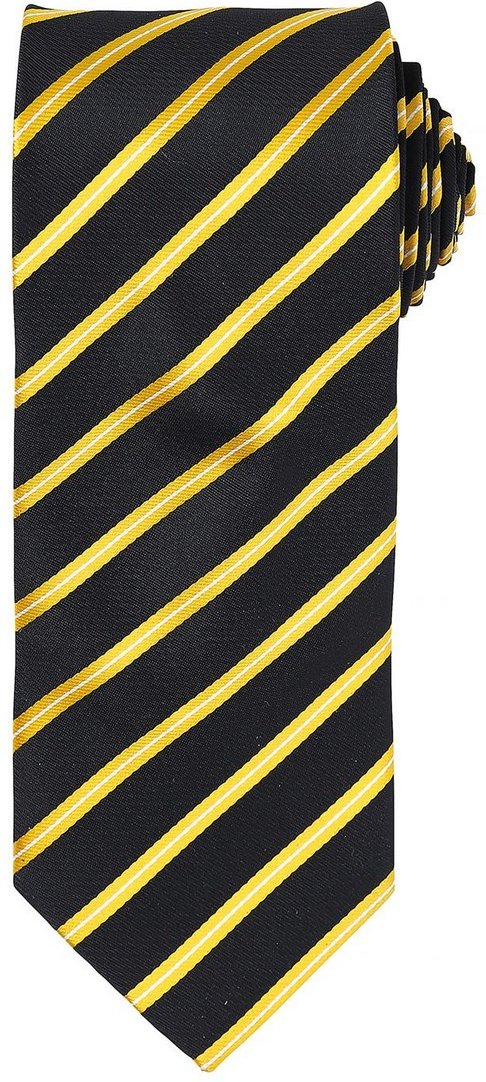 Premier - Krawatte für Herren (Schwarz/Gold)