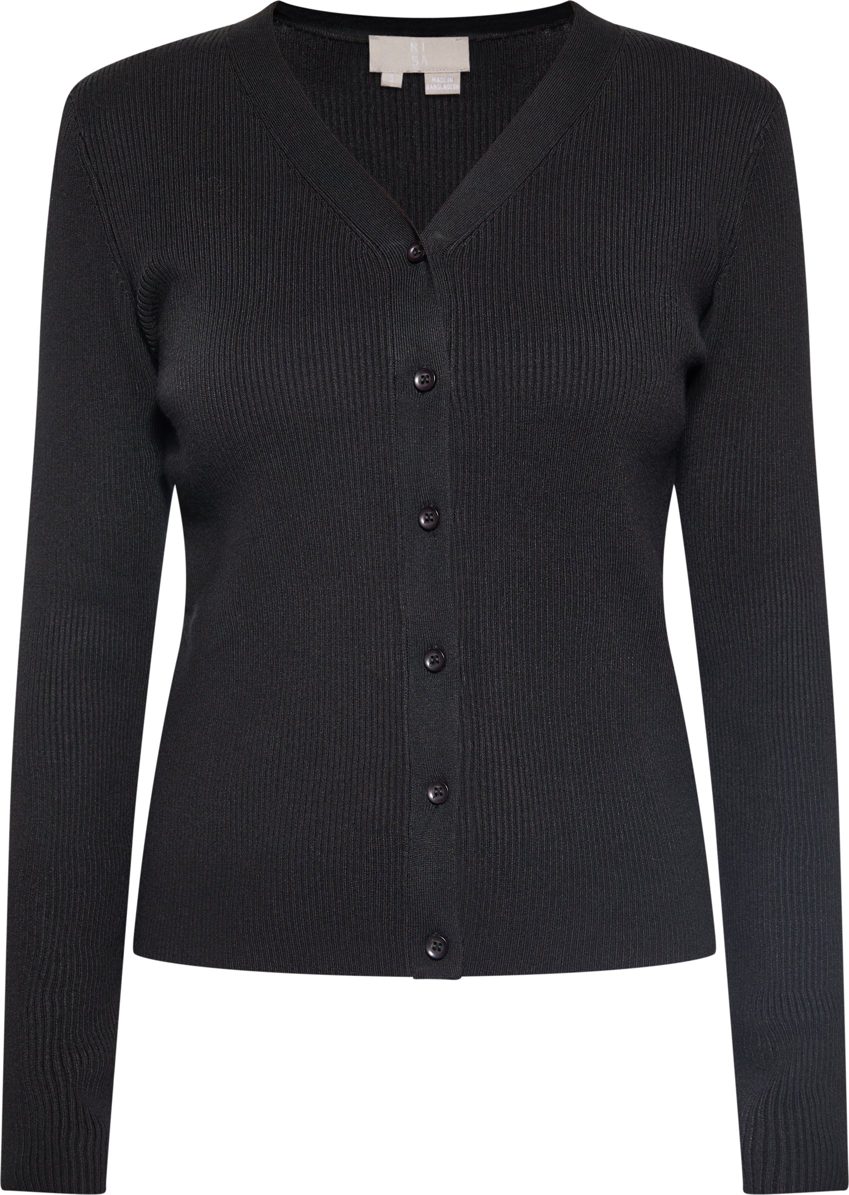 RISA Strickjacke Damen schwarz