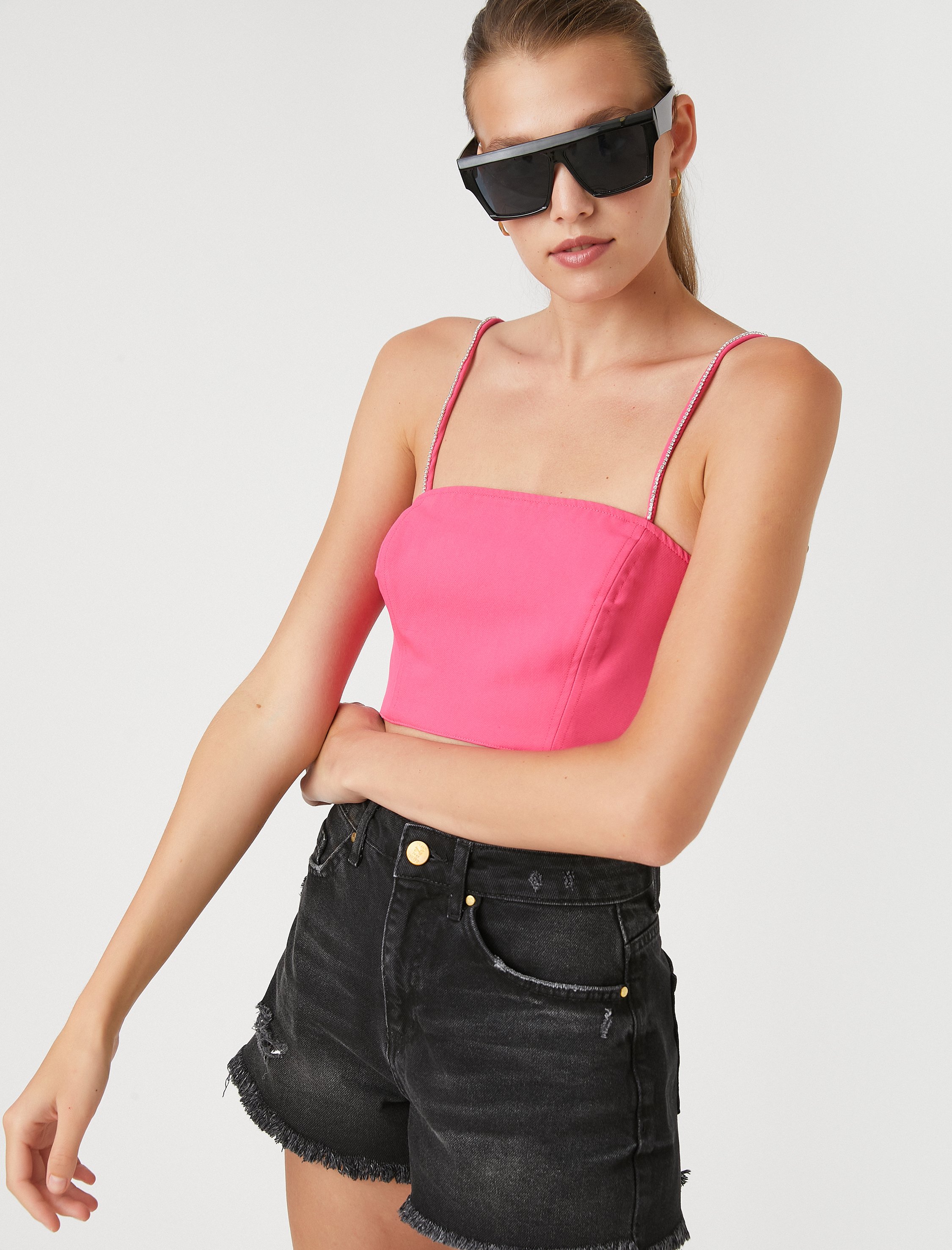 Koton Tanktop Seilträger Ärmellos Tanktop