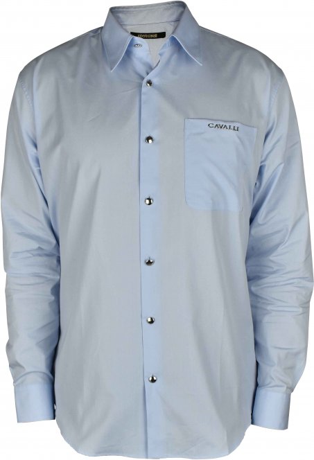 Roberto Cavalli Hemd Blau