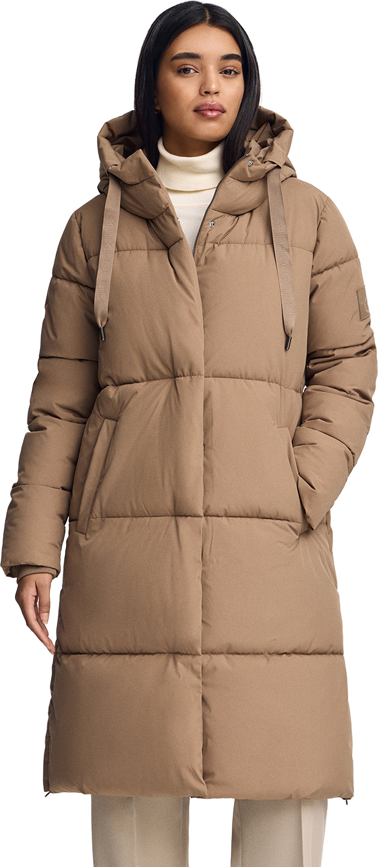 Jacke Anne dunkelbraun mit Polo Club-Logo