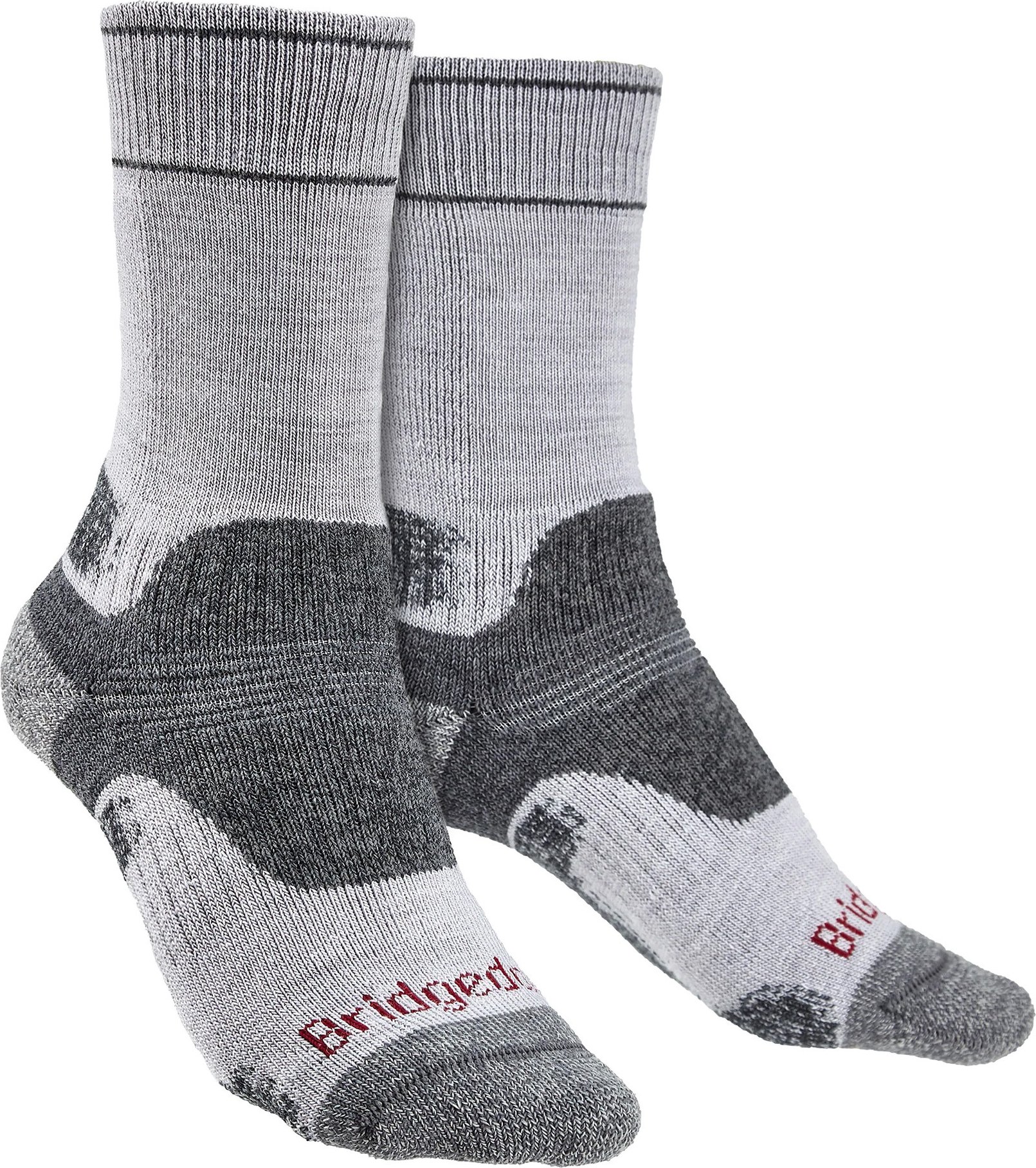 Bridgedale - Womens Wandern Midweight Merino Socken - Silber / Grau