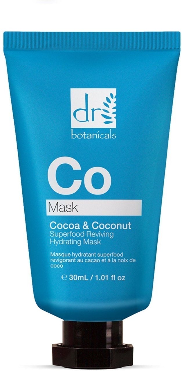 Dr Botanicals Kakaobohne & Kokosnuss Superfood Wiederbelebende Feuchtigkeitsmaske 30ml