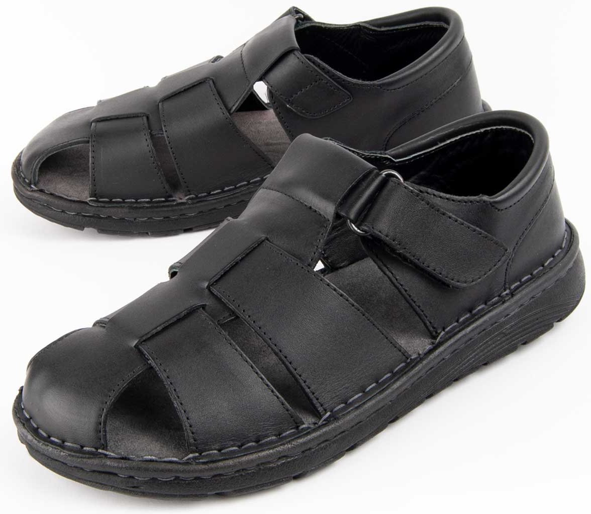 Purapiel Sandale Beira7 Schwarz