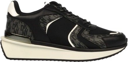 DKNY - "Amity" Sneaker für Damen, Zum Schnüren (Schwarz/Weiß)
