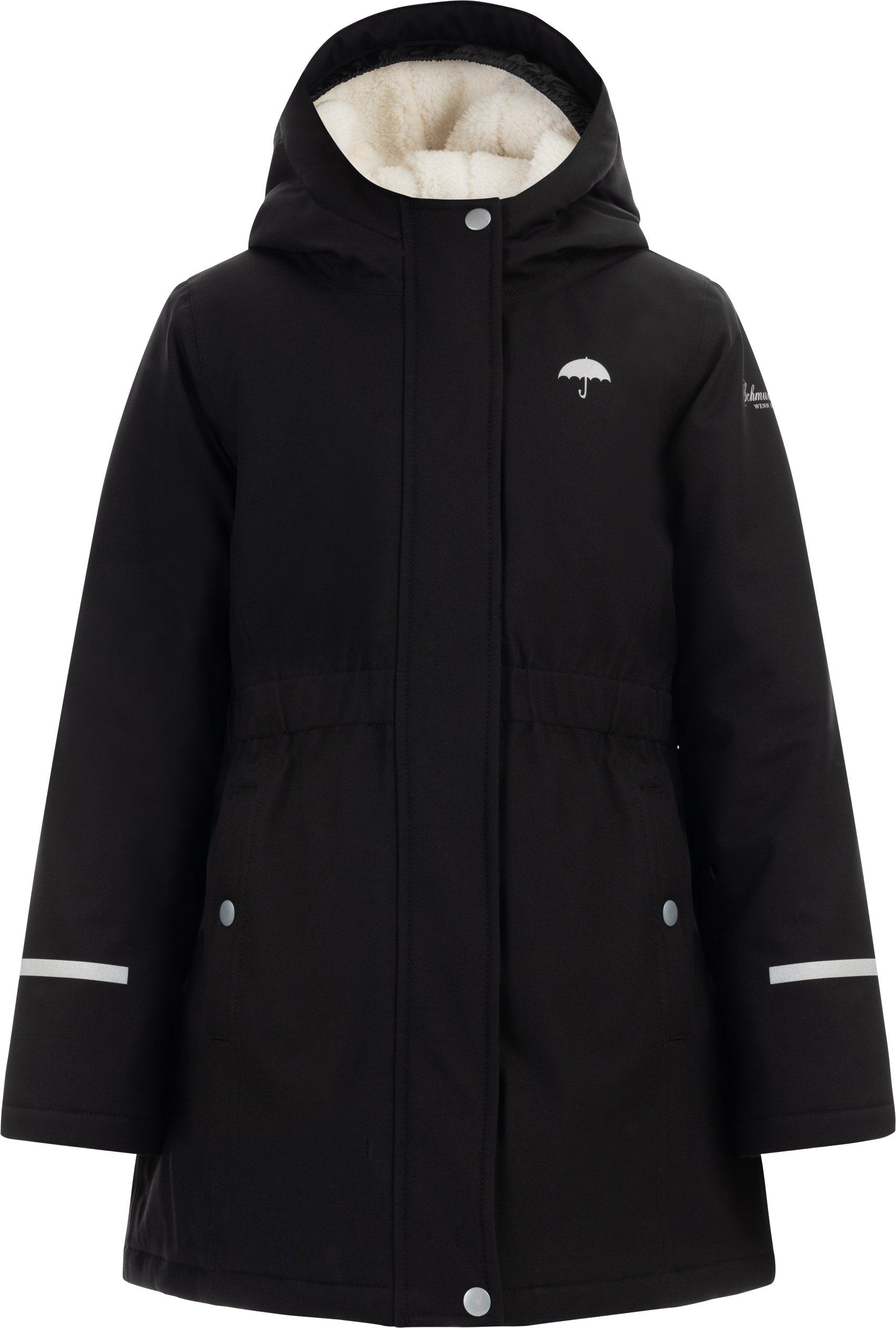 Schmuddelwedda Winterjacke Mädchen Schwarz