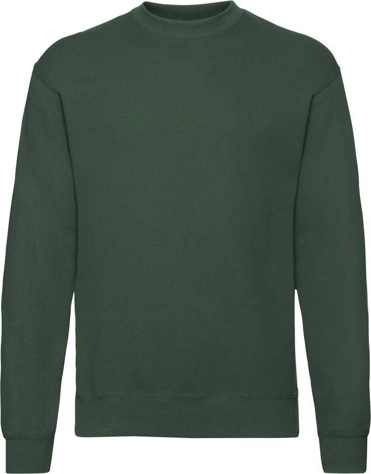 Fruit of the Loom Unisex Erwachsene Classic Drop Shoulder Sweatshirt (Flasche grün)