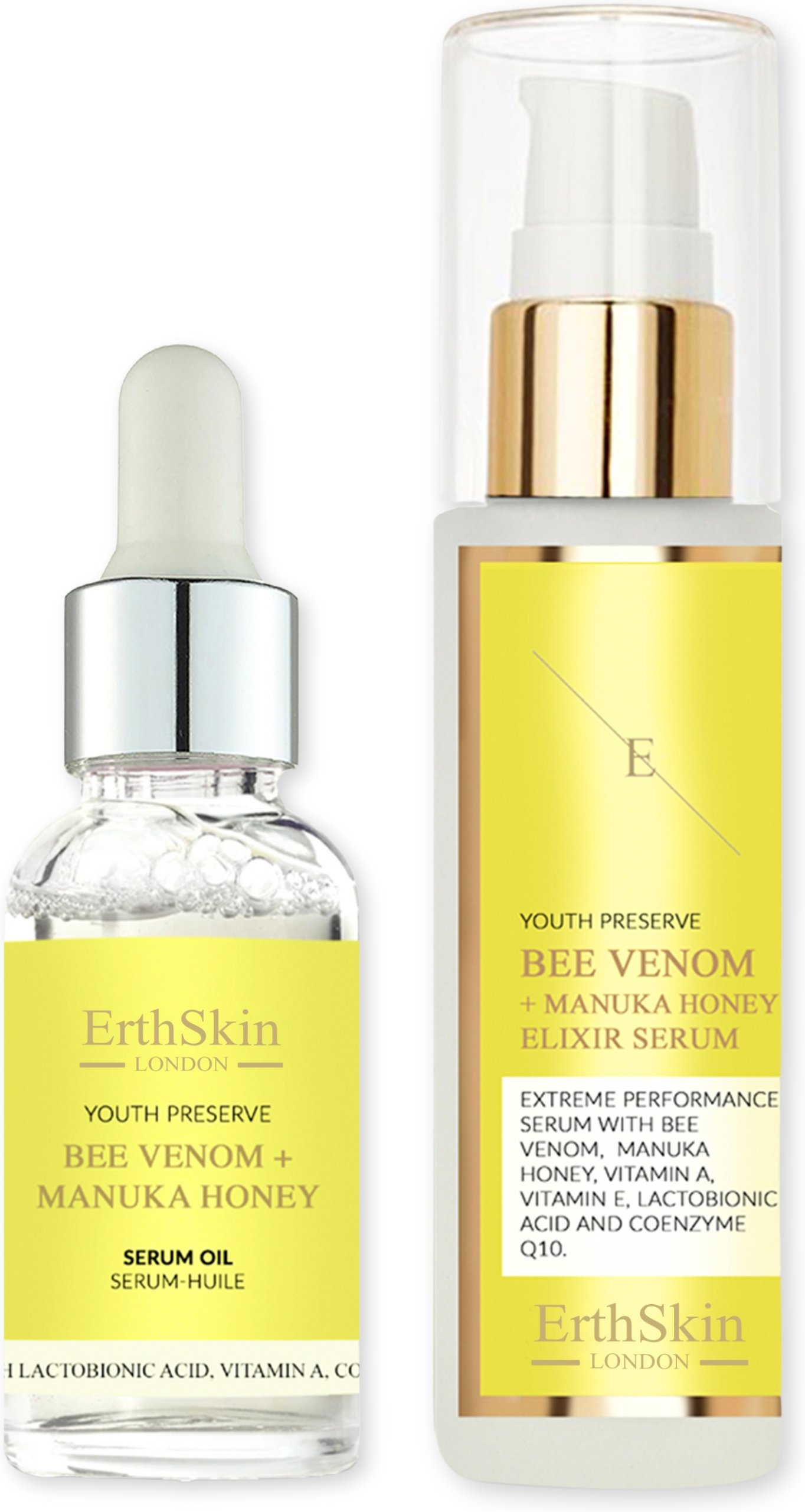 Bienengift + Manuka Honig Elixier Serum 60ml+Bienengift + Manuka Honig Serum Öl 30ml