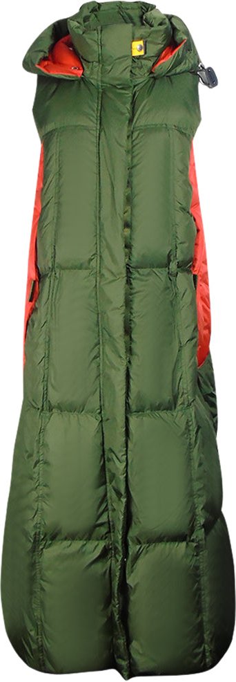 Parajumpers Lory Green Long Hooded Vest Daunenjacke