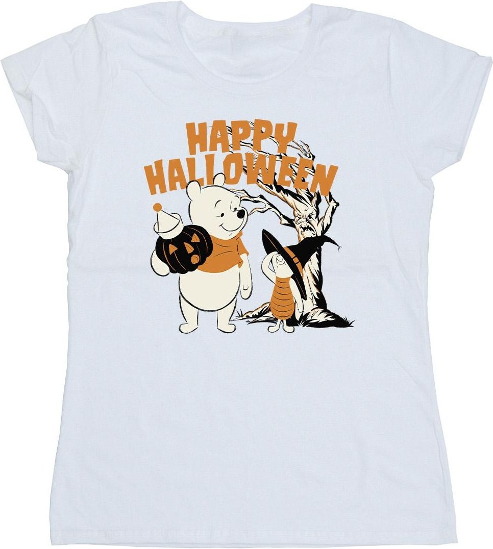 Disney - "Happy Halloween" T-Shirt für Damen (Weiß)