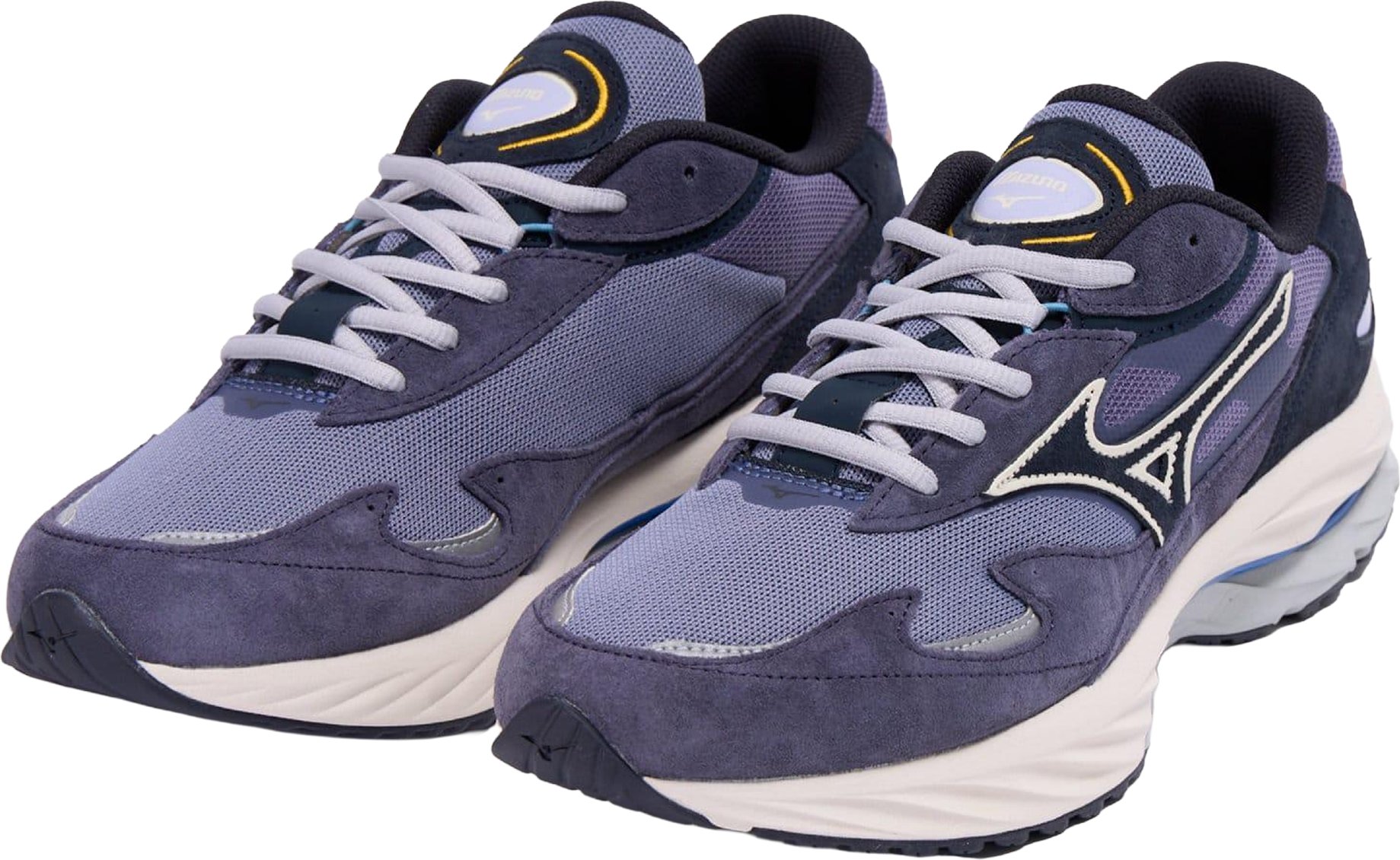 Mizuno - "Wave Rider" Sneaker für Herren, Leder (Blau)