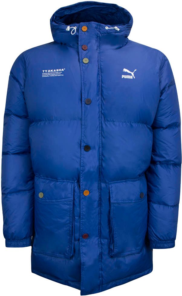 Puma x Tyakasha gewebt Parka Herren mit Kapuze mit Kapuze 595561 39
