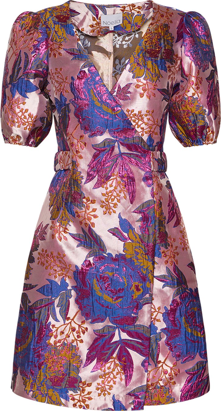 Neva Gürtelkleid in Flieder