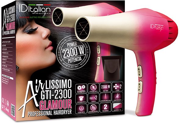 HAARTROCKNER GTI 2300 AIRLISSIMO FARBE ROSA