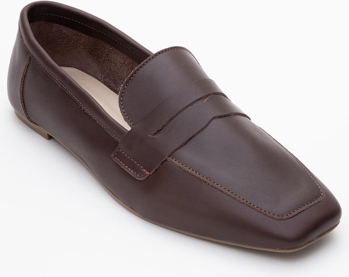 Morne Leder Loafer Damen