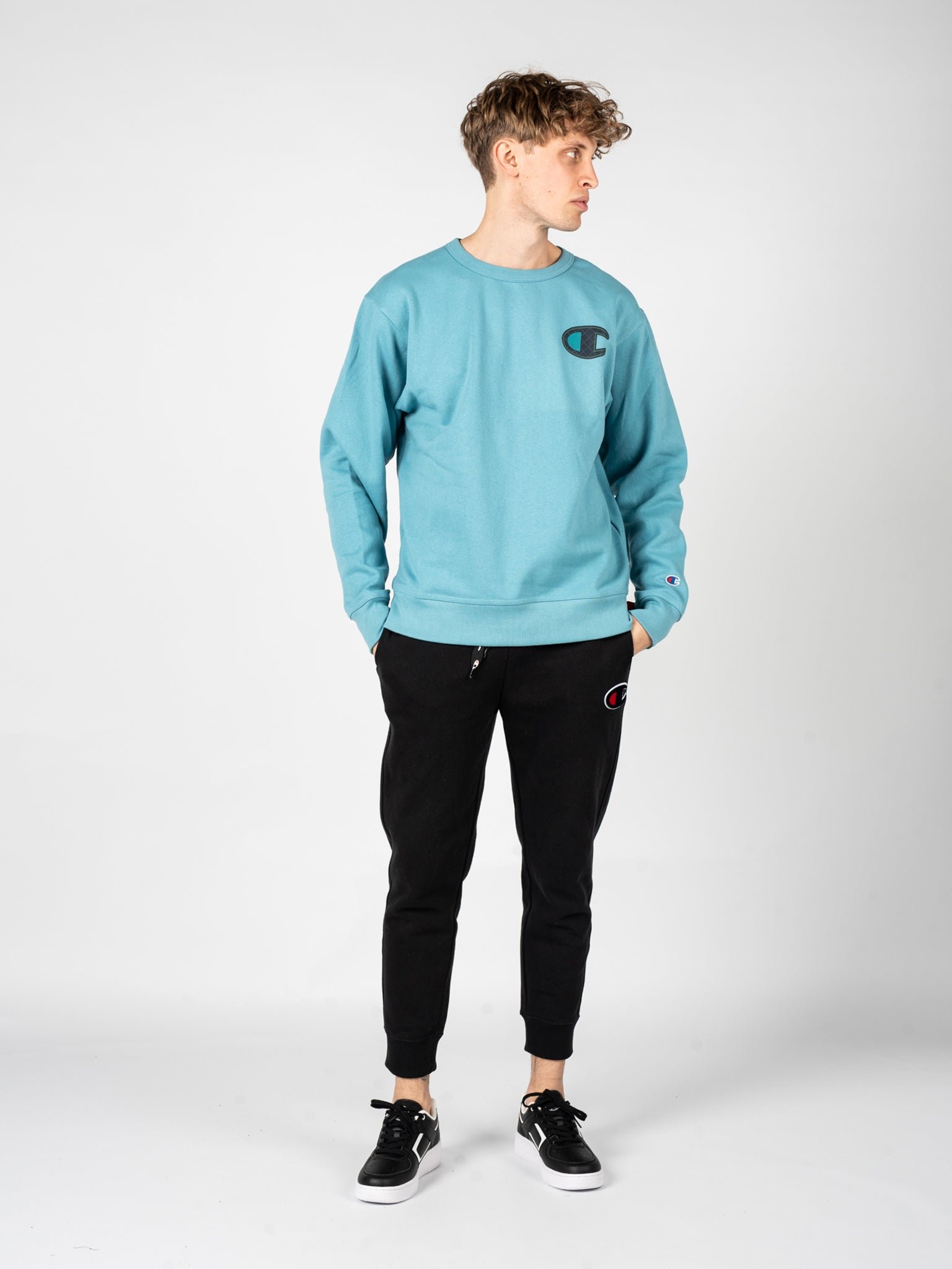 Champion Sweatshirt Herren Blau