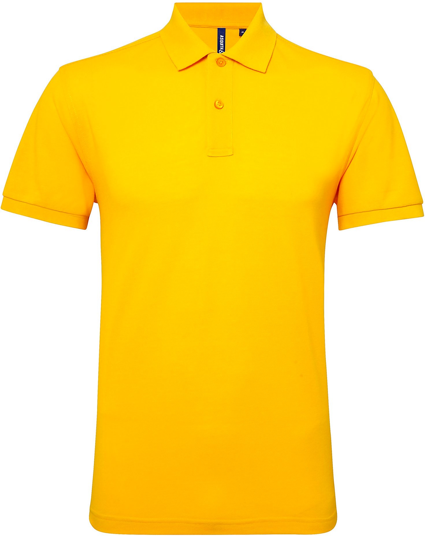 Asquith & Fox Herren Kurzarm Performance Blend Polo Shirt (Sonnenblume)