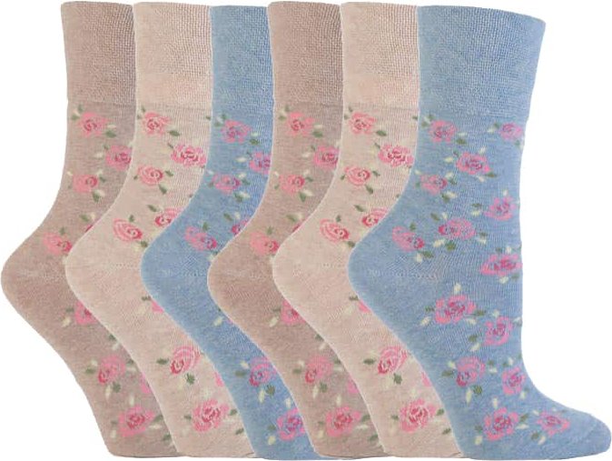 Gentle Grip - 6 Paar Damen Gentle Grip nicht elastische Socken - GG46