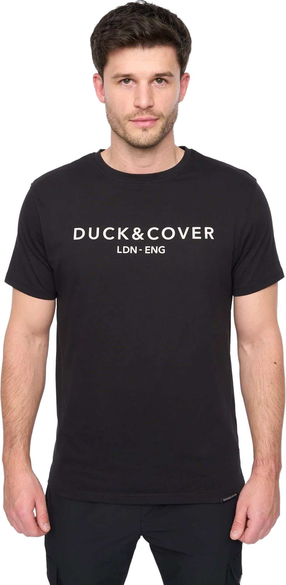 Duck and Cover - "Chamata" T-Shirt für Herren (Schwarz)