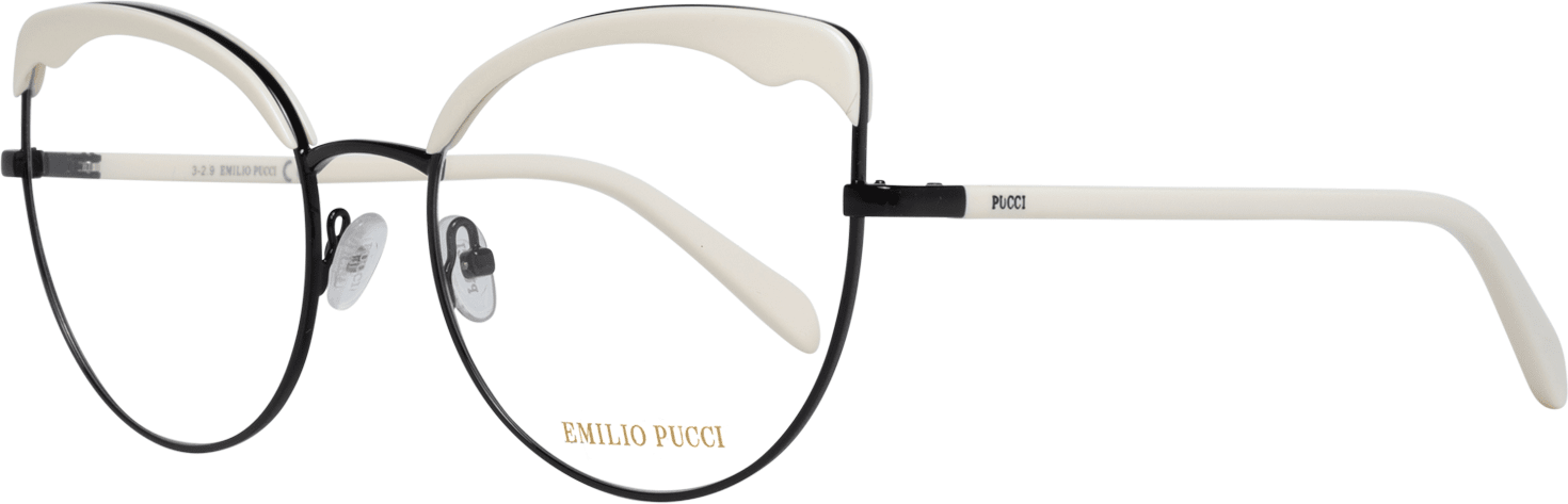 Emilio Pucci Blanc Montres Optiques pour Femmes