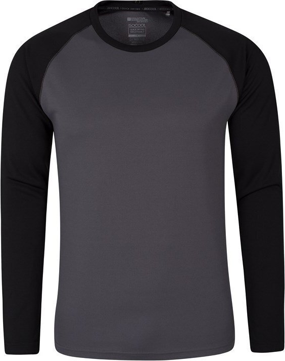 Mountain Warehouse Herren Endurance Langarm T-Shirt (Schwarz)