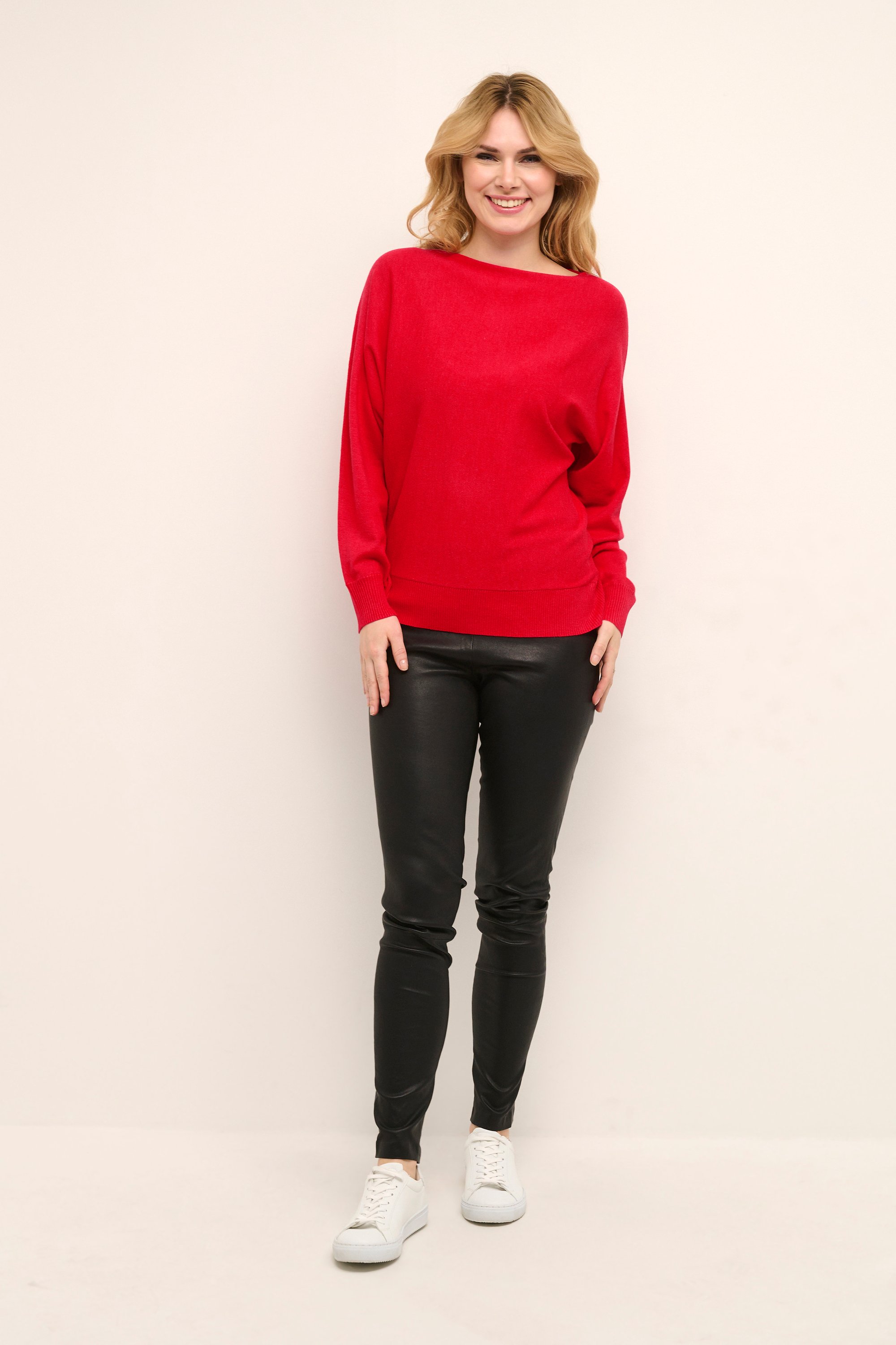 Strickpullover CUannemarie Oversize fit red
