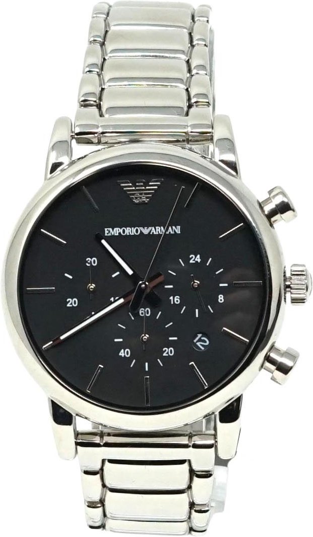 Emporio Armani AR1853 Chronograph Silber Uhr