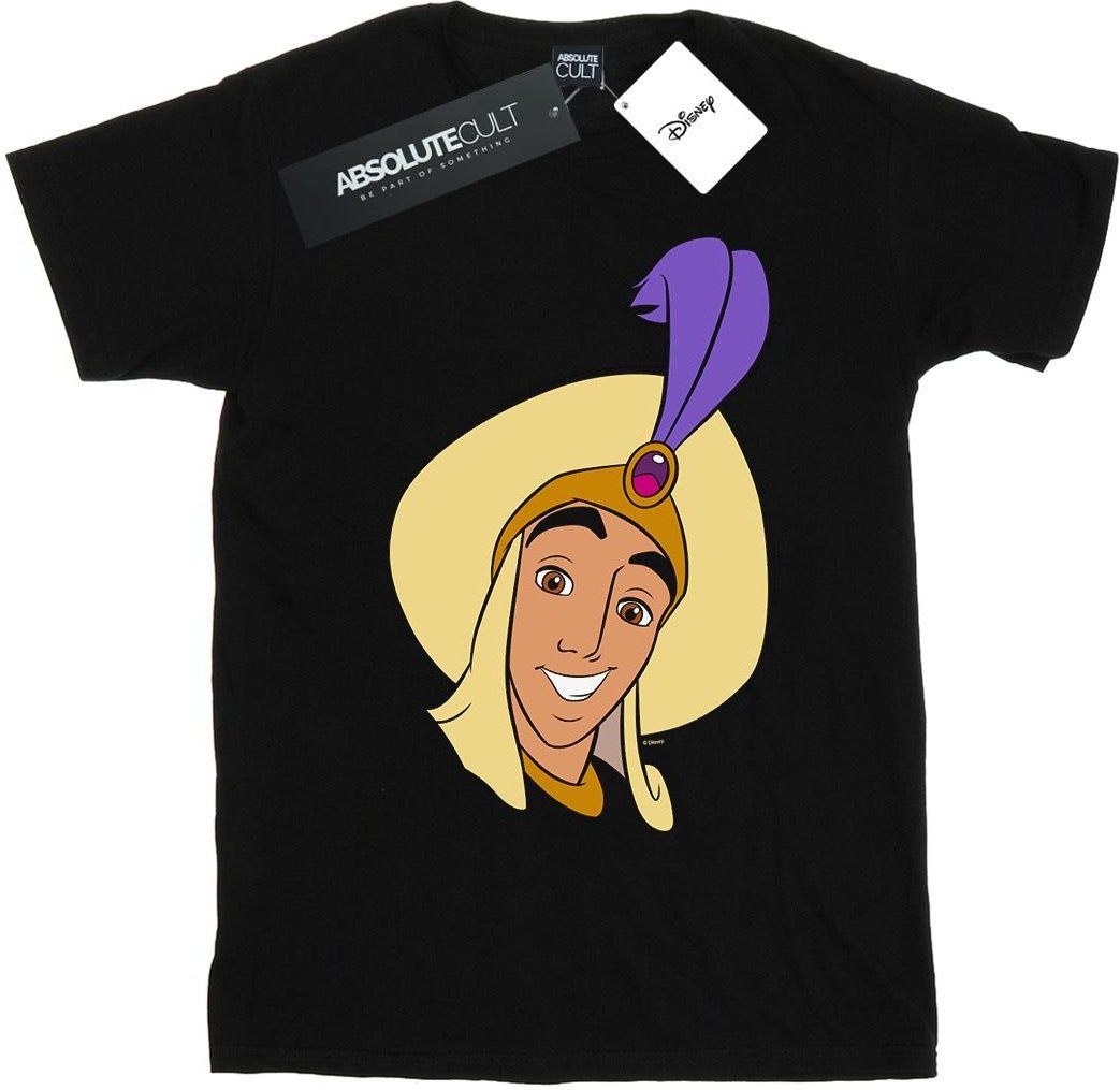Disney - "Aladdin Prince Ali Face" T-Shirt für Herren (Schwarz)