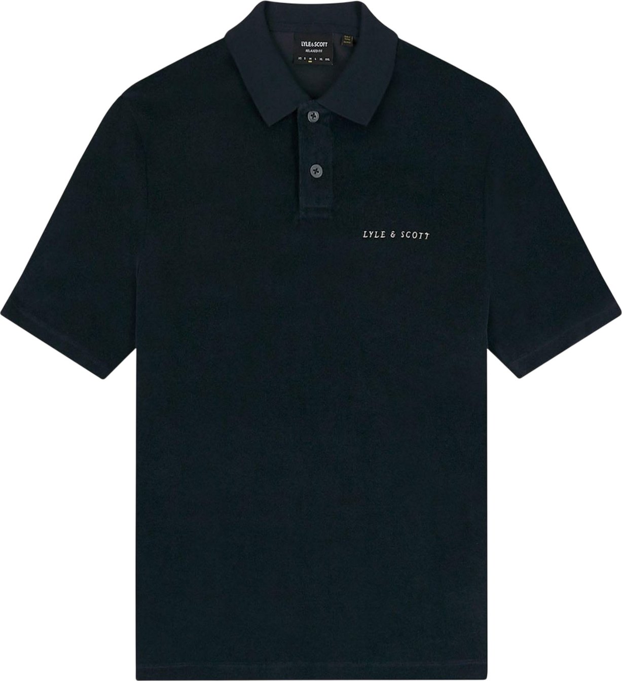 Thumbnail - Lyle & Scott - Poloshirt für Herren Frottee (Marine)