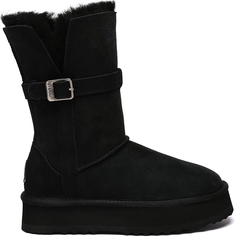 EVER AU Australien Damen Bürste 3-Wege Stil Plattform Stiefel