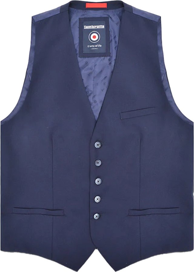 Lambretta - "Oscar" Weste für Herren (Marineblau)