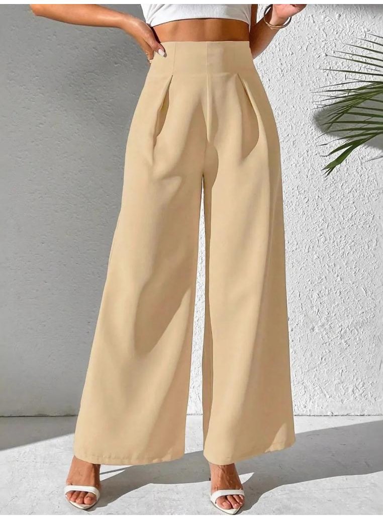 Thumbnail - Hose mit weitem Bein und hoher Taille