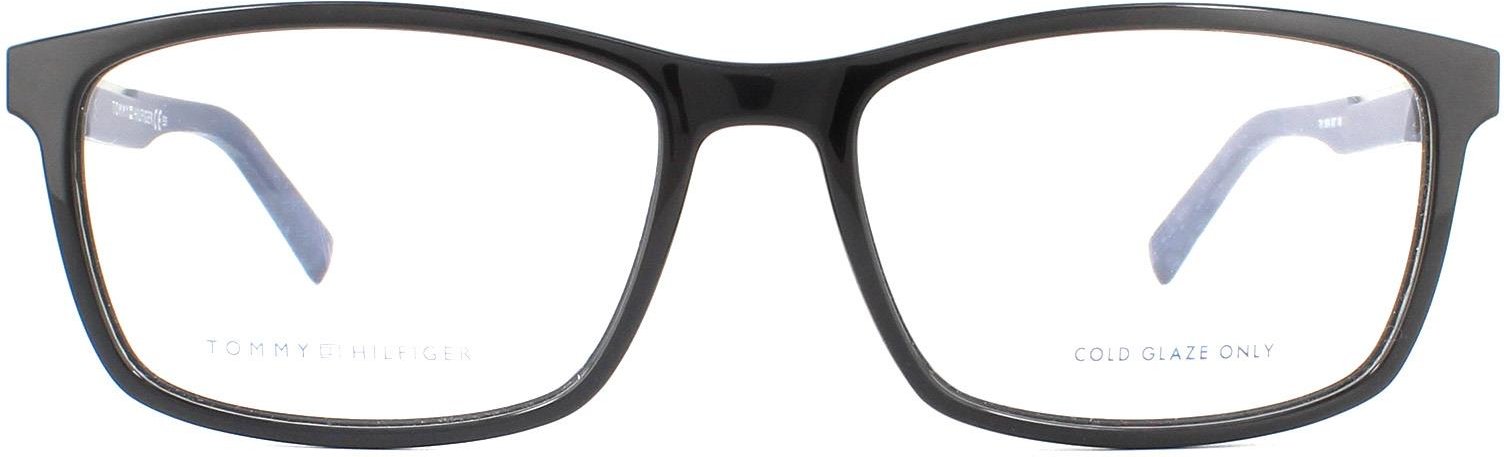 Thumbnail - Tommy Hilfiger Rectangular Herren Schwarz Brille