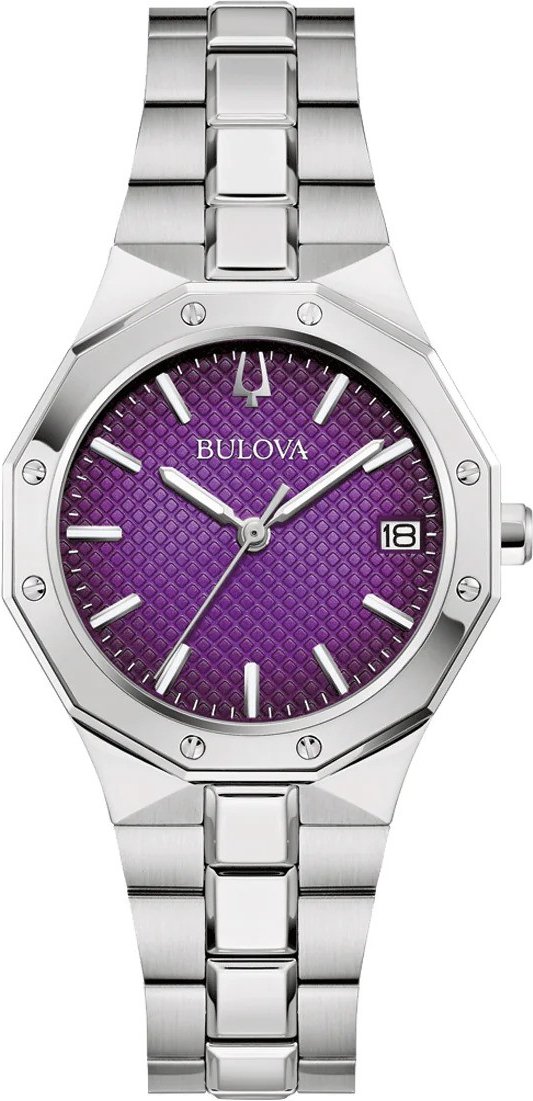 Bulova Prestige Damen Silberuhr 96M168