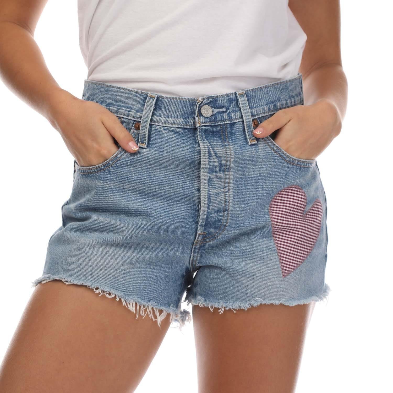 Levis - "501 Original" Shorts für Damen (Denim)