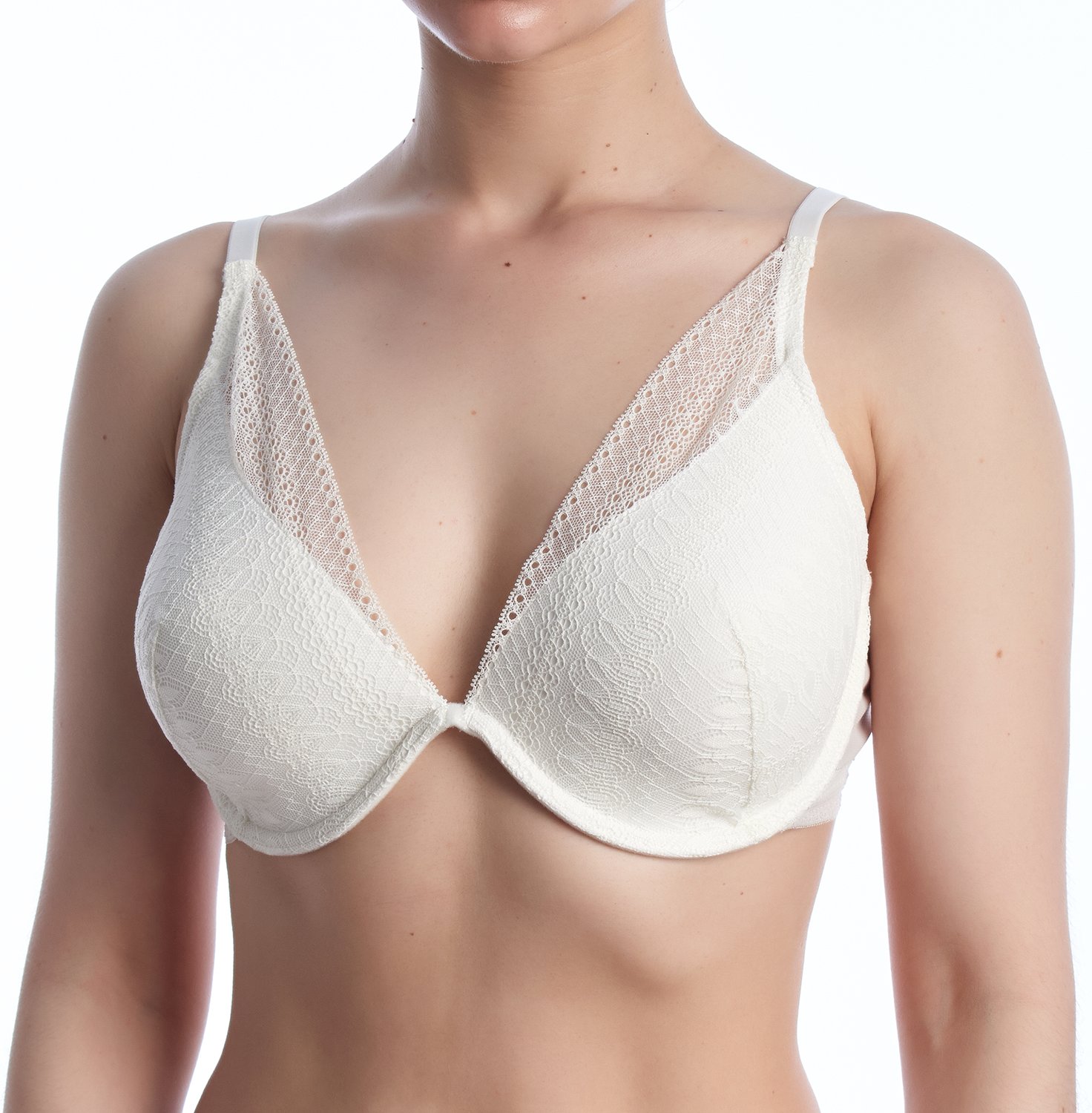 Damen Häkelspitzen-Bralette mit Unterdraht und Polsterung MARTINA