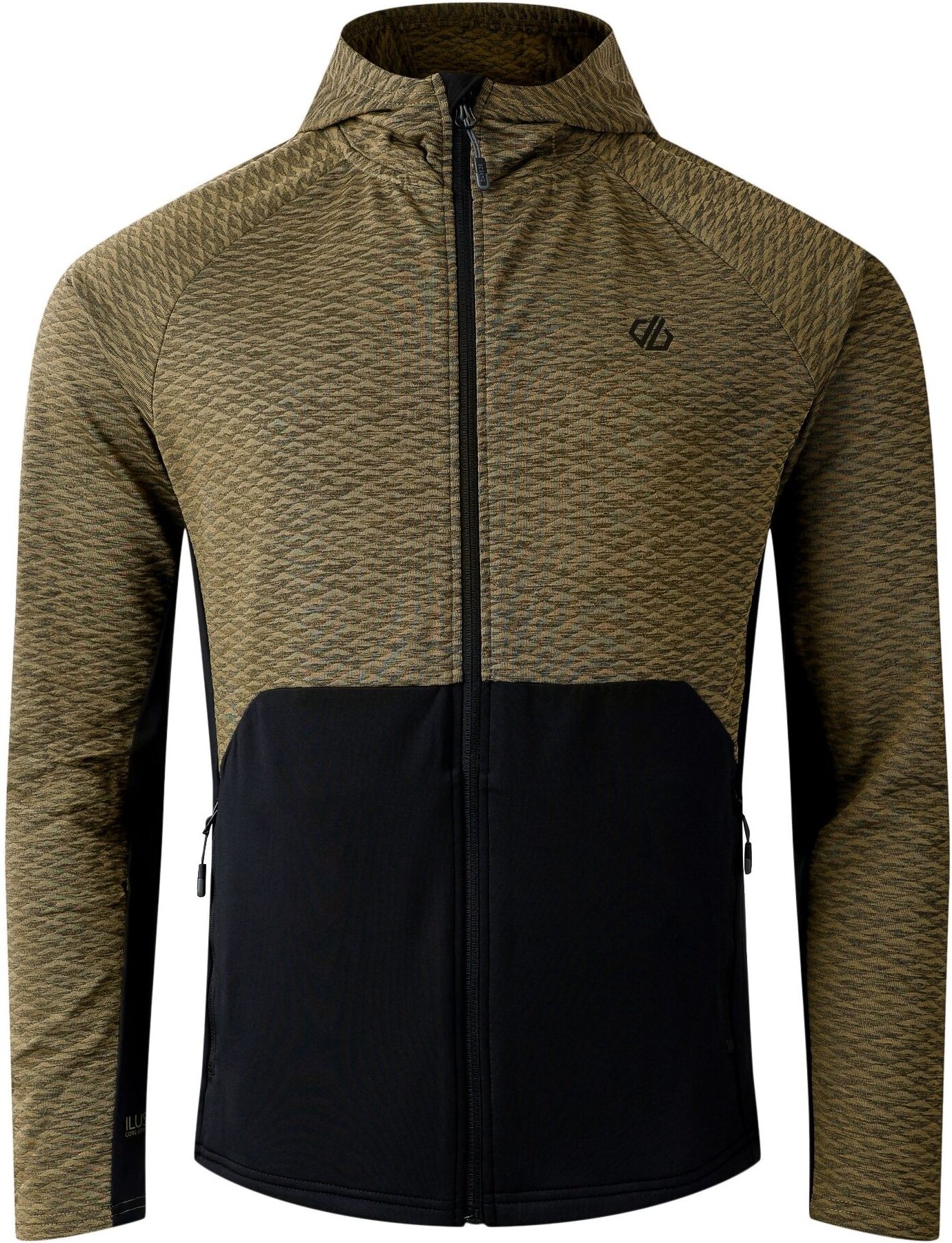 Dare 2B - "Assimilate III" Midlayer für Herren, Core Stretch (Martini Olive/Schwarz)