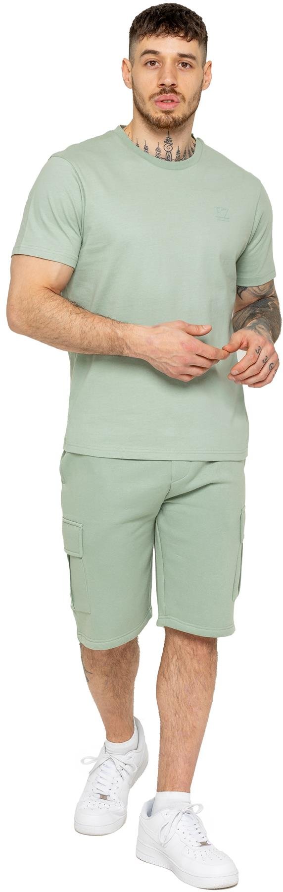 Thumbnail - Enzo | Herren T-Shirt & Shorts-Trainingsanzug-Set