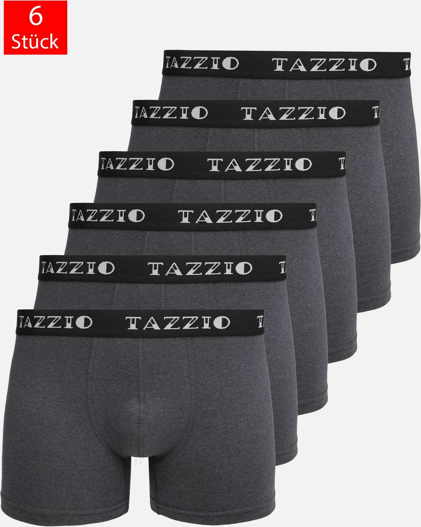 Tazzio Herren Boxershorts 6er Pack