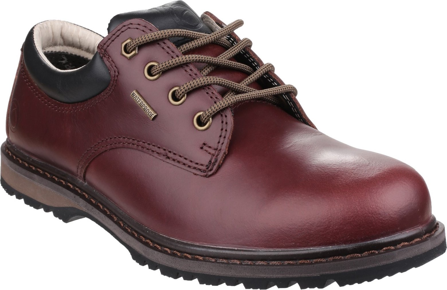 Cotswold Mens Stonesfield Lace Up Wasserdichte Wanderschuhe (Chestnut Brown)