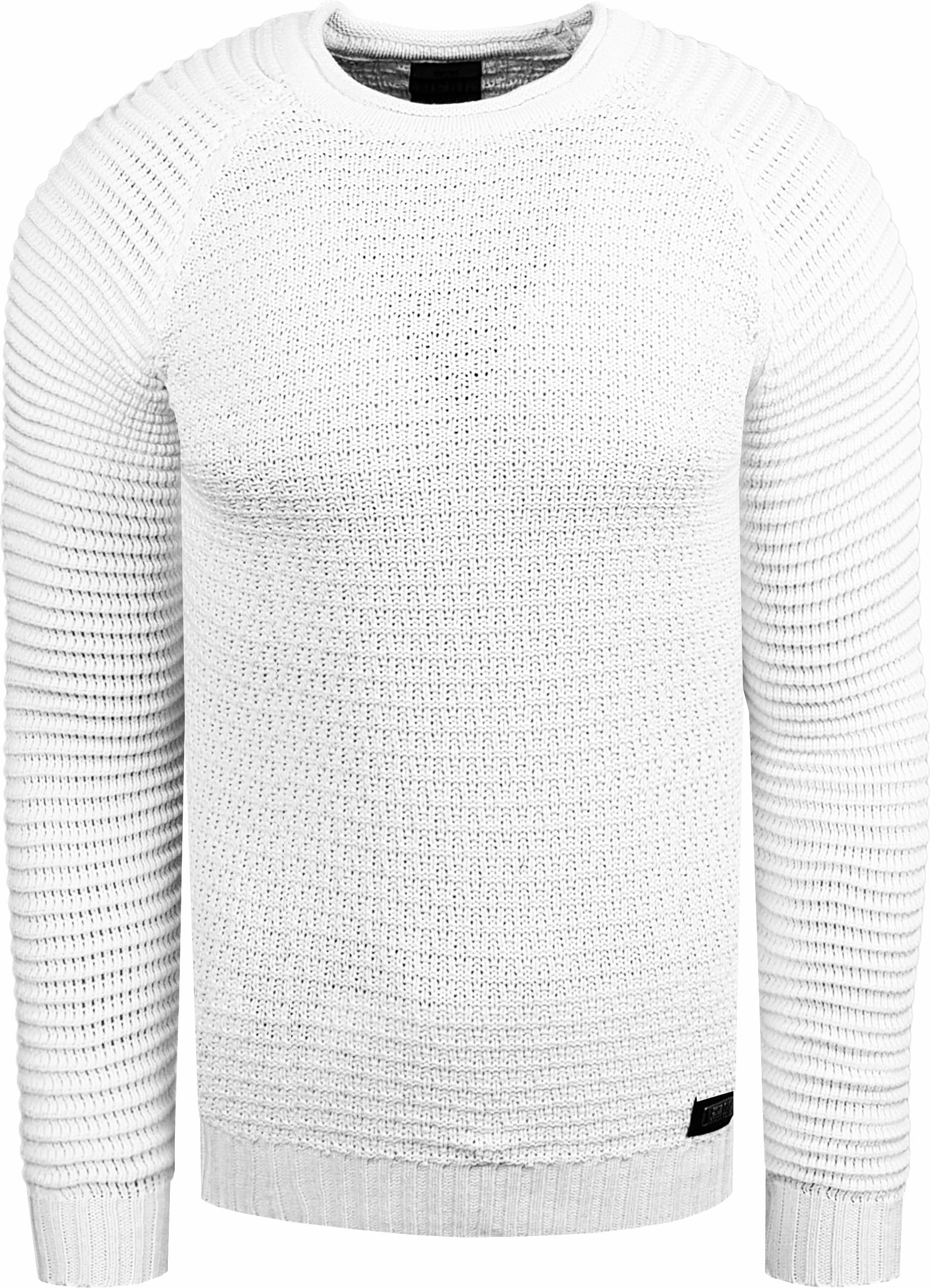 Rusty Neal Rundhals-Pullover Weiß