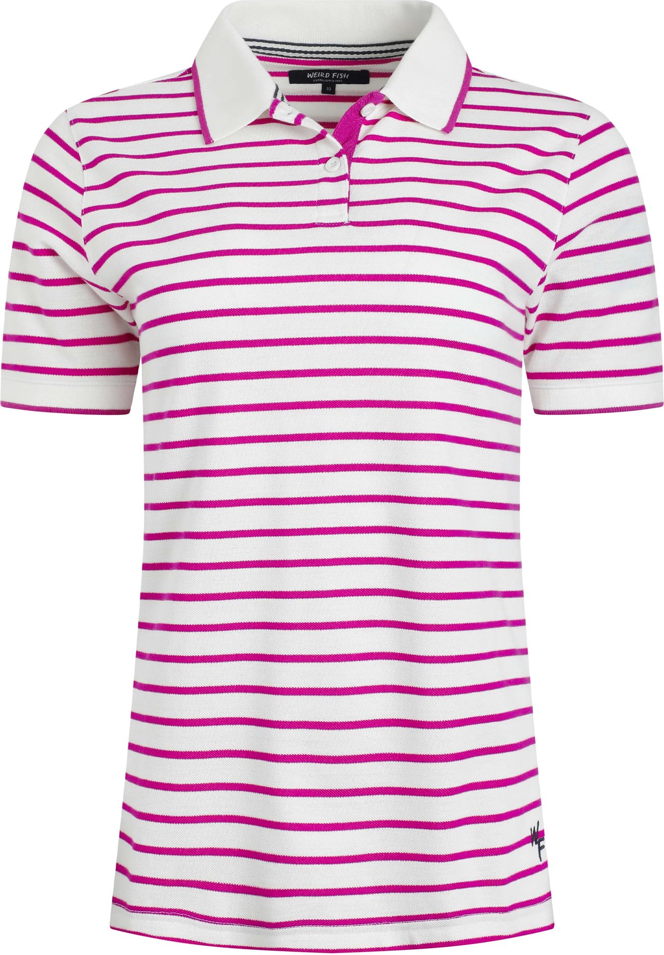 Weird Fish - "Janely" Poloshirt für Damen (Dunkles Himbeerrot)