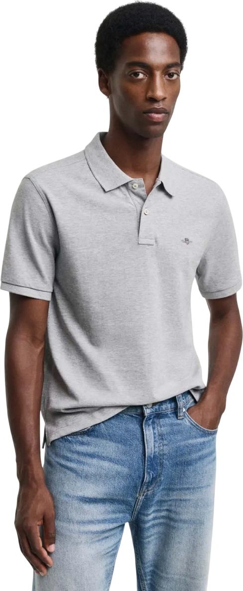 Thumbnail - Gant - Poloshirt für Herren (Grau)