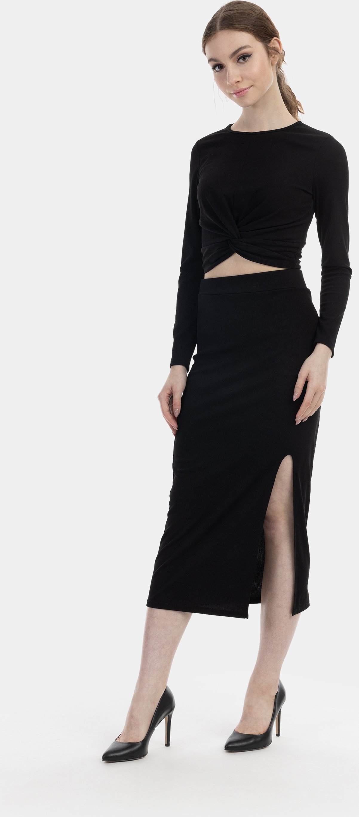 myMo at night Jupe midi en jersey