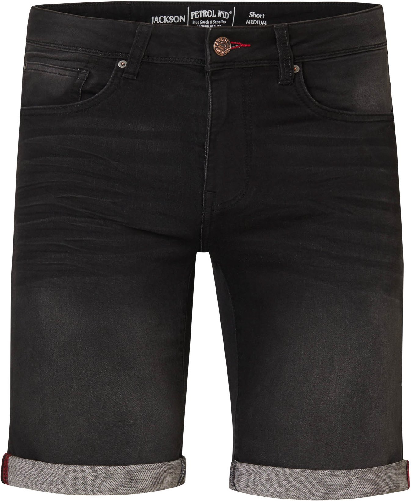 Petrol Industries - Jackson Denim Shorts Männer - Schwarz