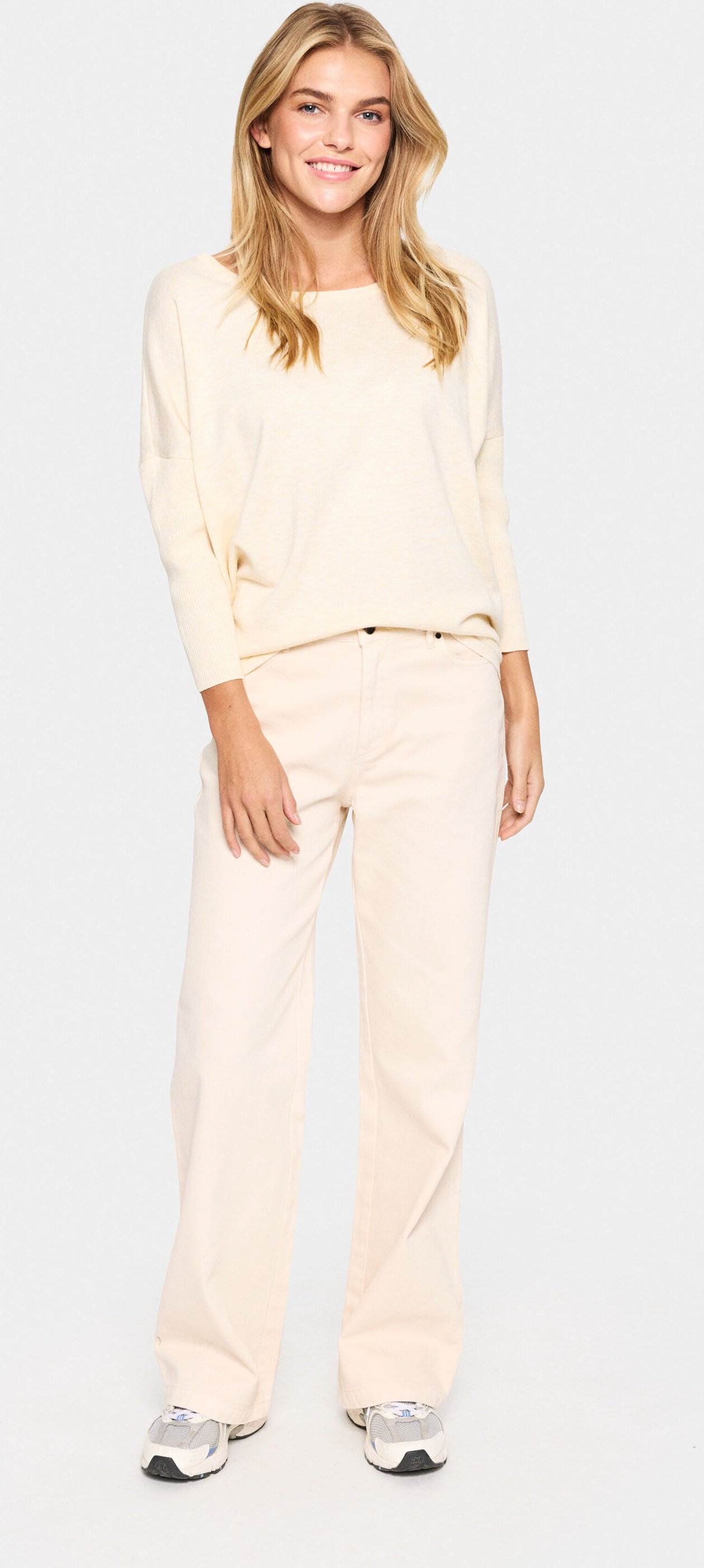 Strickpullover Casual fit cream