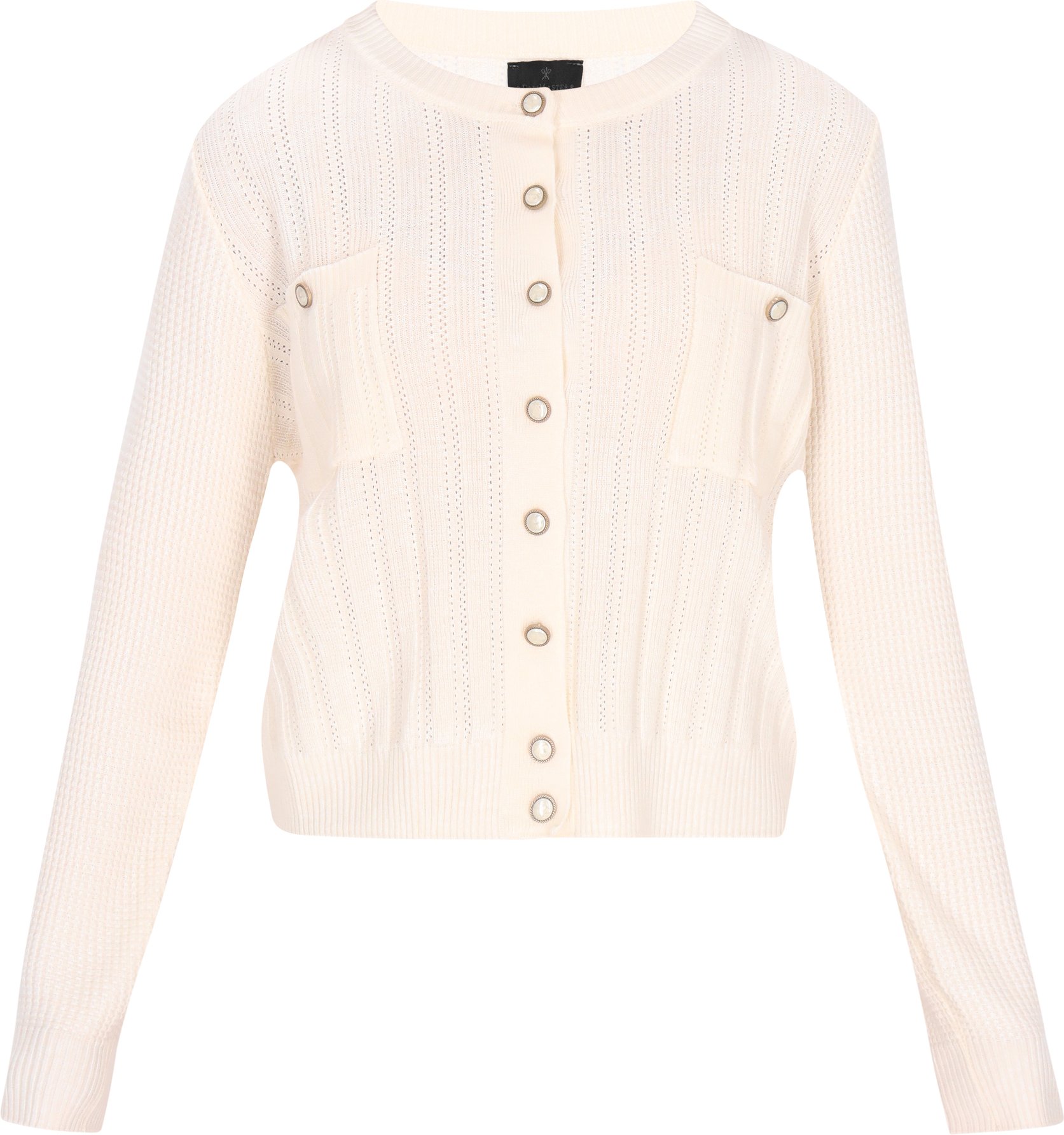 Dreimaster Strickjacke Frauen cremefarben