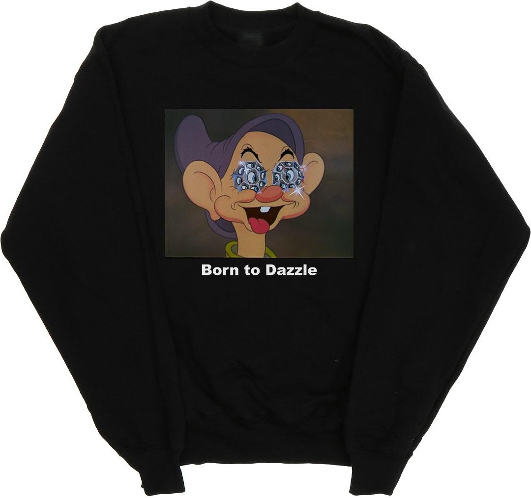 Disney - "Dopey Born To Dazzle" Sweatshirt für Damen (Schwarz)